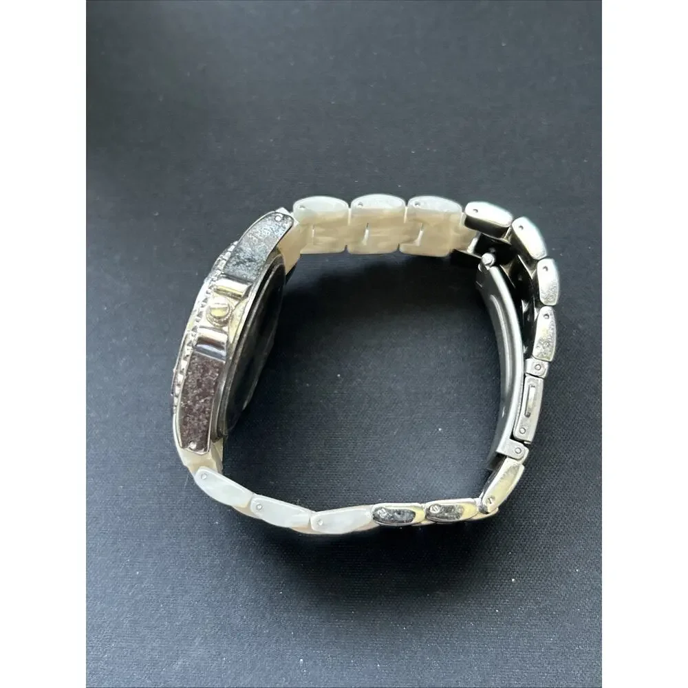 MOP Dial Silver Tone Case Women’s Quartz Watch